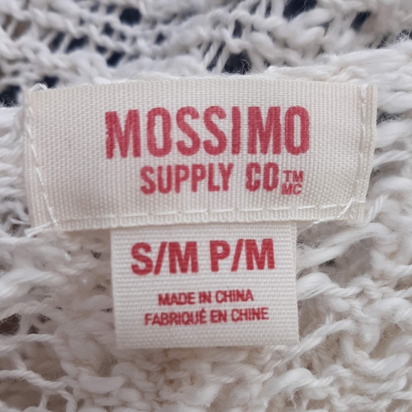Mossimo Open Knit Fringe Trim Cardigan Sweater S - Picture 5 of 6